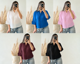 شومیز باکسی شیشه ای